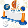 Inflatable Pool Basketball Hoop and Volleyball Set with Net