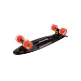 22 Inch Skateboard with Led Light Up Pu Wheels and Bendable Deck