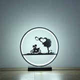 13ââ‚¬Â Kids On A Bicycle Table Lamp with Led Light Multi