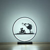 13ââ‚¬Â Kids On A Bicycle Table Lamp with Led Light Multi