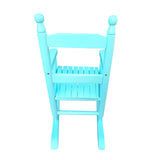 Children's Patio Outdoor Rocking Chair with Sturdy Slatted ack Rest