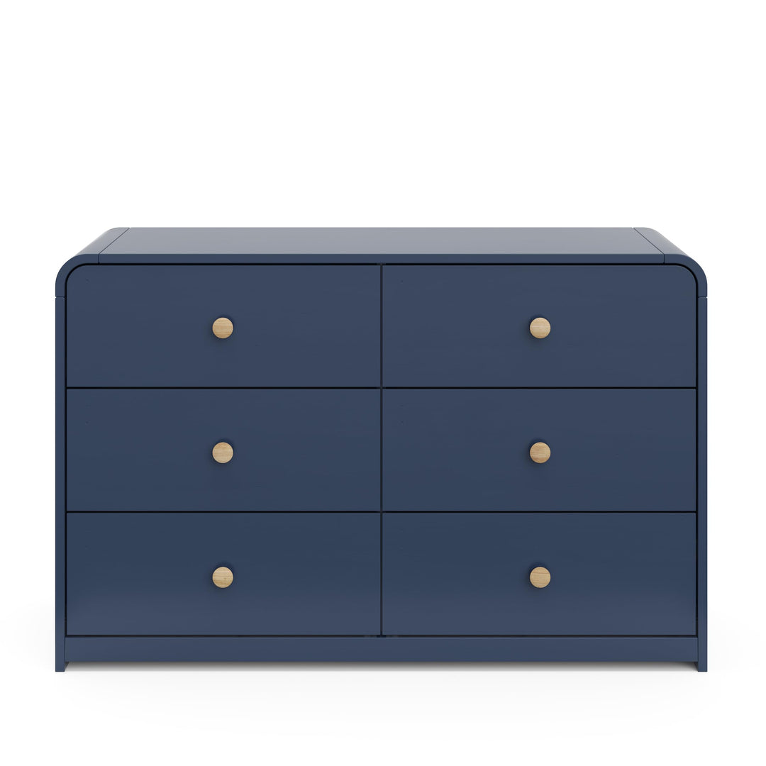 Storkcraft Santos 6 Drawer Dresser (Black) Dresser for Nursery
