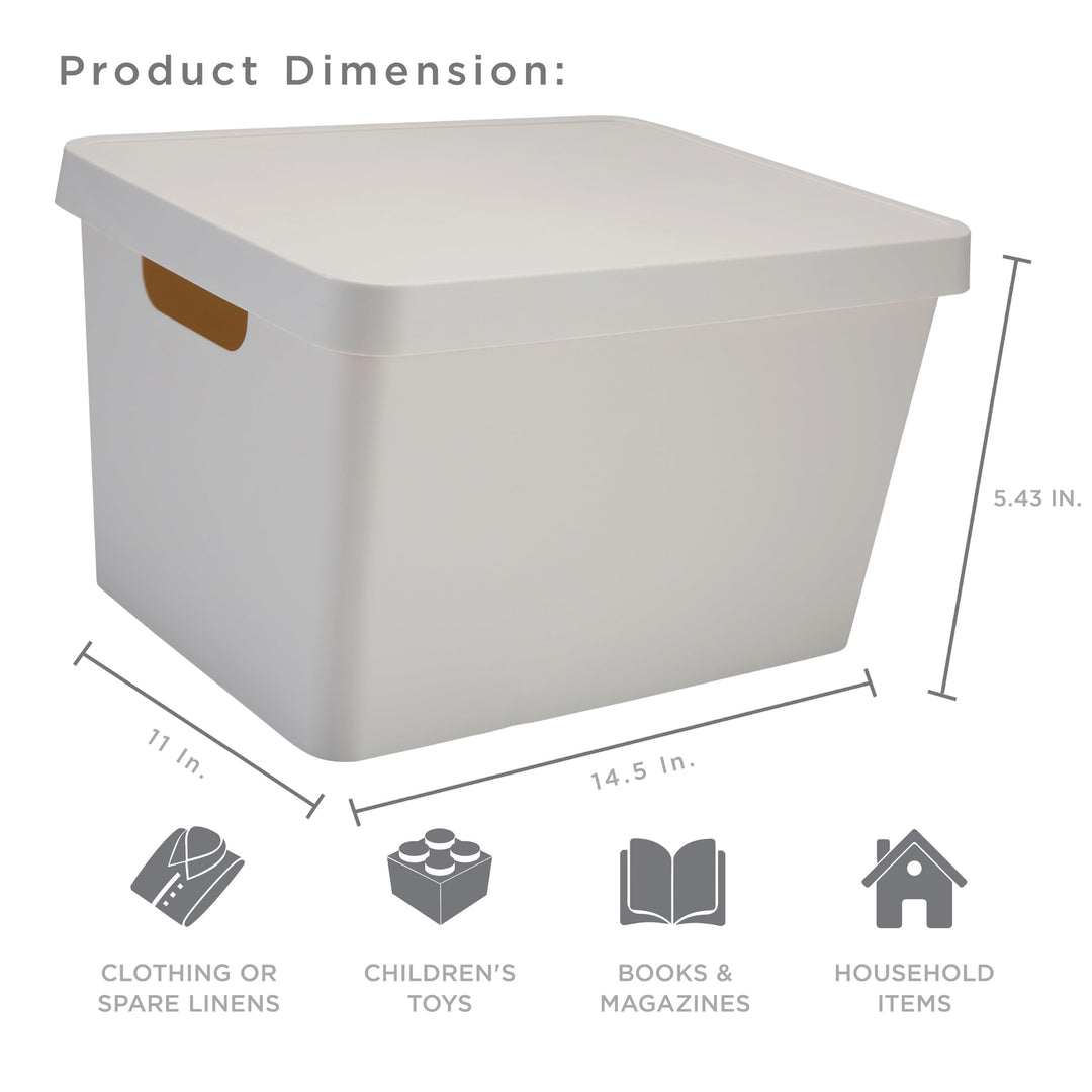 Simplify Vinto Storage Box Stackable Home Organization