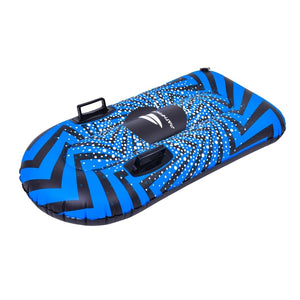 38" Inflatable Black and Blue Ride-on Pool Float Or Snow Tube Plastic