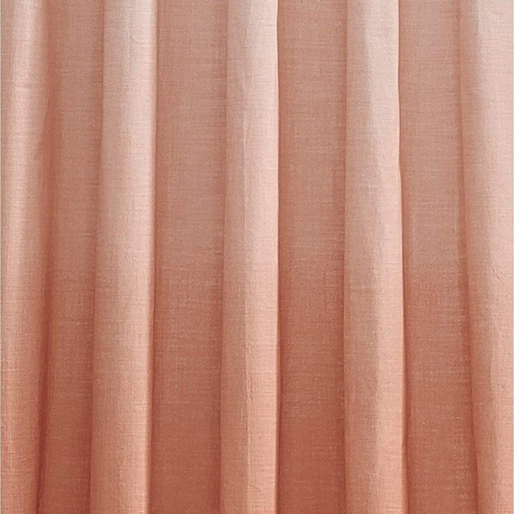 95 Inch Girls Color Ombre Embroidered Curtain Single Panel