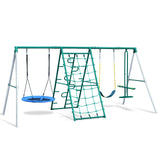 Swing Sets for Backyard with Saucer Swinggliderclimbing Ropeclimbing