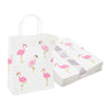 Pink Flamingo Birthday Party Gift Bags Tropical Decorations (24 Pack) Multi Color Casual Paper