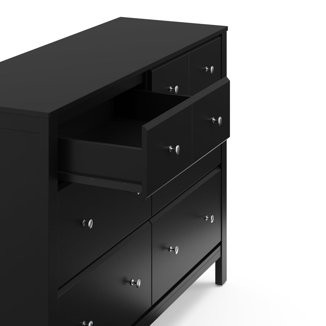 Storkcraft Horizon 6 Drawer Dresser (Black)