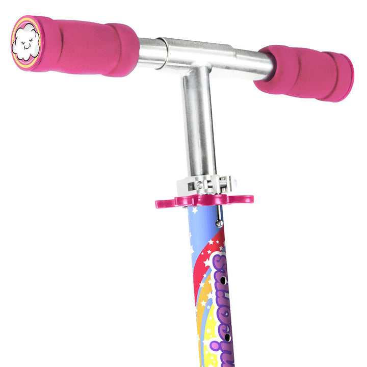 Ozbozz Unicorn Magical Sparkles Scooter with Flashing