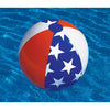 22-inch Inflatable Patriotic American Stars and Stripes Beach Ball