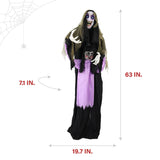 Haunted Hill Farm Lifesize Animatronic Scary Vampire Lady th Baby