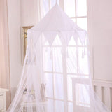 Sheer Harlequin Collapsible Hoop Kids Bed Canopy