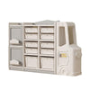 Children's Toy Storage Cabinets for Living Room Bedroom White Modern Contemporary Plastic Painted