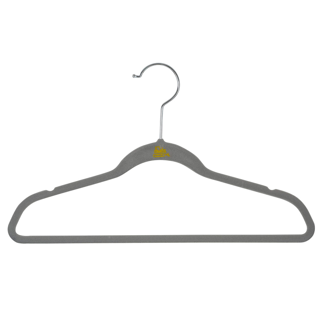 Simplify 100 Pack Kids Velvet Hangers | Slim | Non-Slip Design | Space