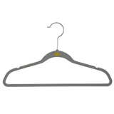 Simplify 100 Pack Kids Velvet Hangers | Slim | Non-Slip Design | Space