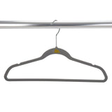 Simplify 100 Pack Kids Velvet Hangers | Slim | Non-Slip Design | Space