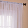 Exclusive Fabrics Extra Wide White Voile Sheer Curtain Panel (1 Panel)