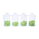 Set of 16 Pcs Clear Jar with Lid aby Shower Party Candy Holder Gift