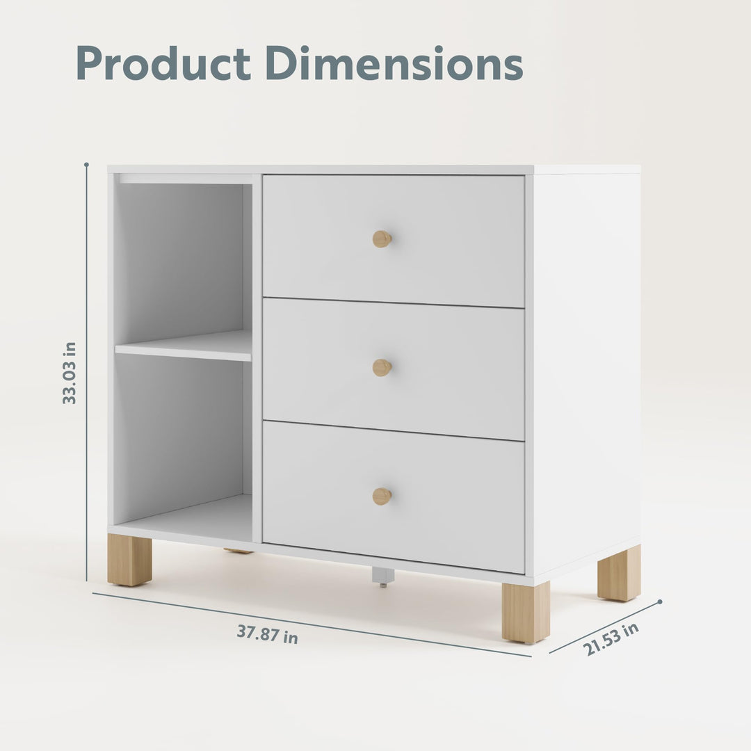 Storkcraft 3 Drawer Combo Dresser