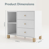 Storkcraft 3 Drawer Combo Dresser