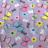 Girls Whimsical Butterfly Floral Comforter With Sheet