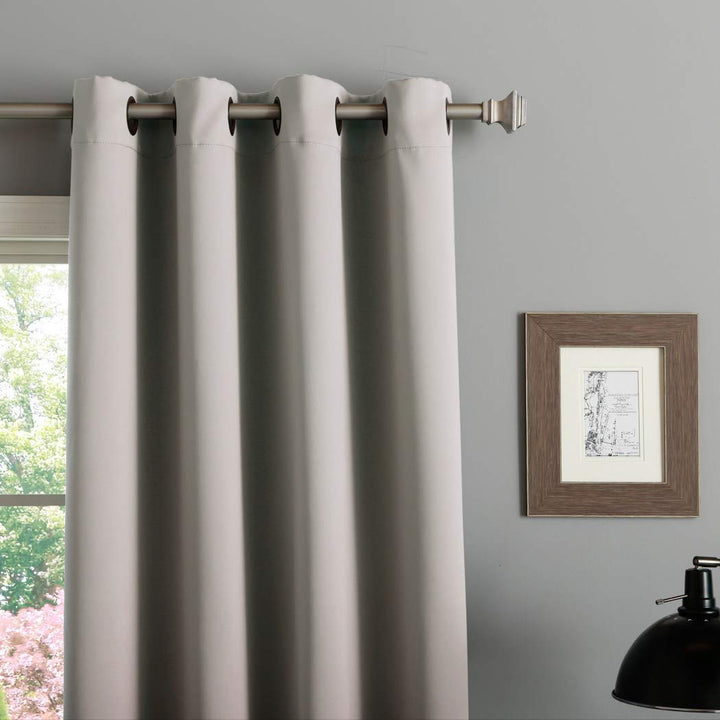 Aurora Home Thermal Insulated Blackout Grommet Top Curtain Panel Pair