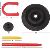 Rubber Horseshoe Game Set for Kids Adults. Throwing Indoor and Outdoor