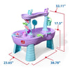 Rain Showers Unicorn Water Table for Toddlers