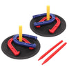 Rubber Horseshoe Game Set for Kids Adults. Throwing Indoor and Outdoor Playing