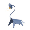 16" Modern Industrial Iron Brachiosaurus Led Kids' Lamp Blue Contemporary Rustic Animal Metal Bulbs Included