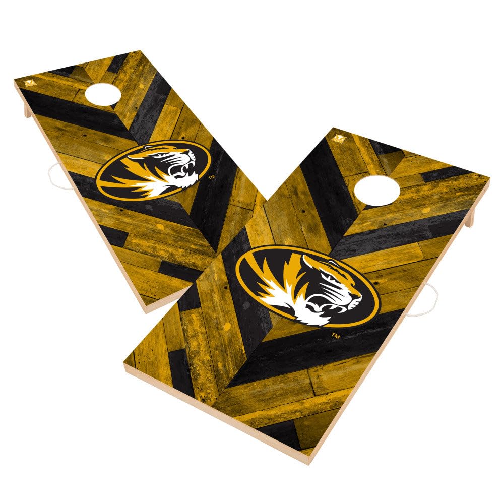 University of Missouri Tigers | 2x4 Solid Wood Cornhole