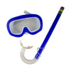 3-8 Blue Mask and Snorkel Swimming Set for Children Plastic