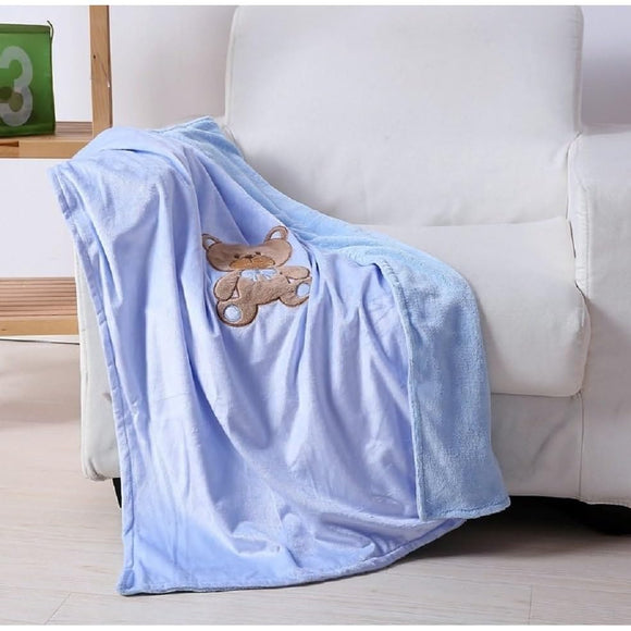 Soft Fuzzy Hypoalergenic Microplush Baby Blanket (40