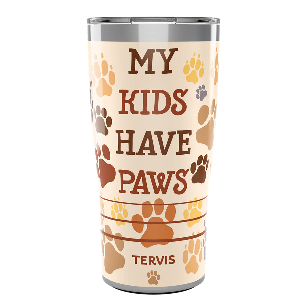 Tervis My Kids Have Paws Insulated Tumbler, 30oz, Stainless Steel