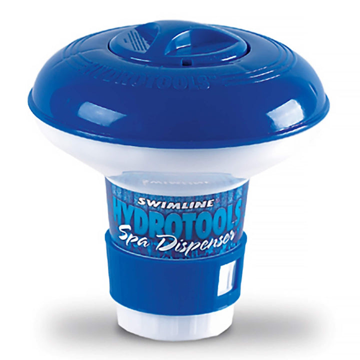 5.5-inch Blue and White Pool Supply Floating Spa Dispenser 5.5"