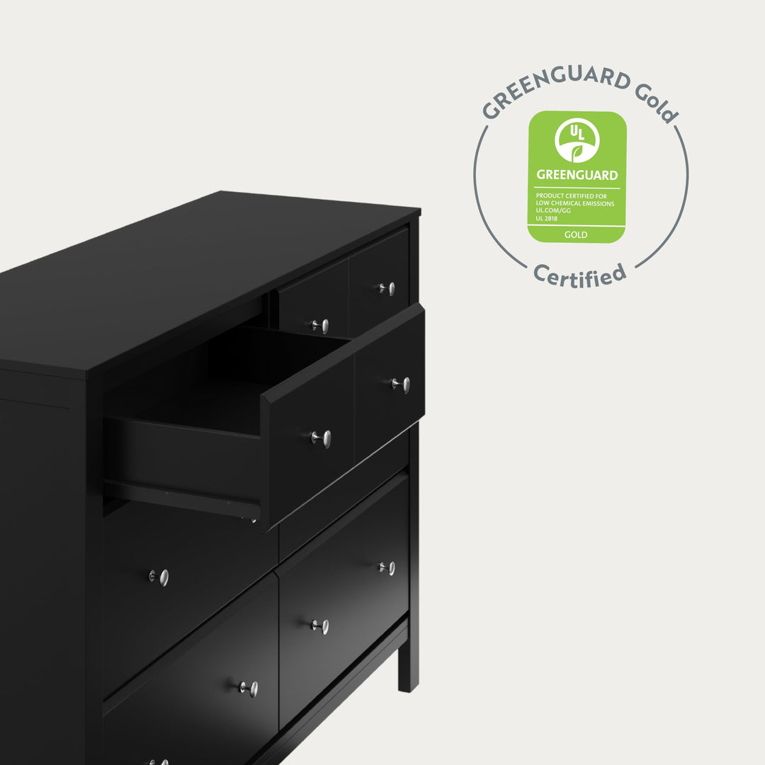 Storkcraft Horizon 6 Drawer Dresser (Black)