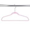 Simplify 100 Pack Kids Velvet Hangers | Slim | Non-Slip Design | Space