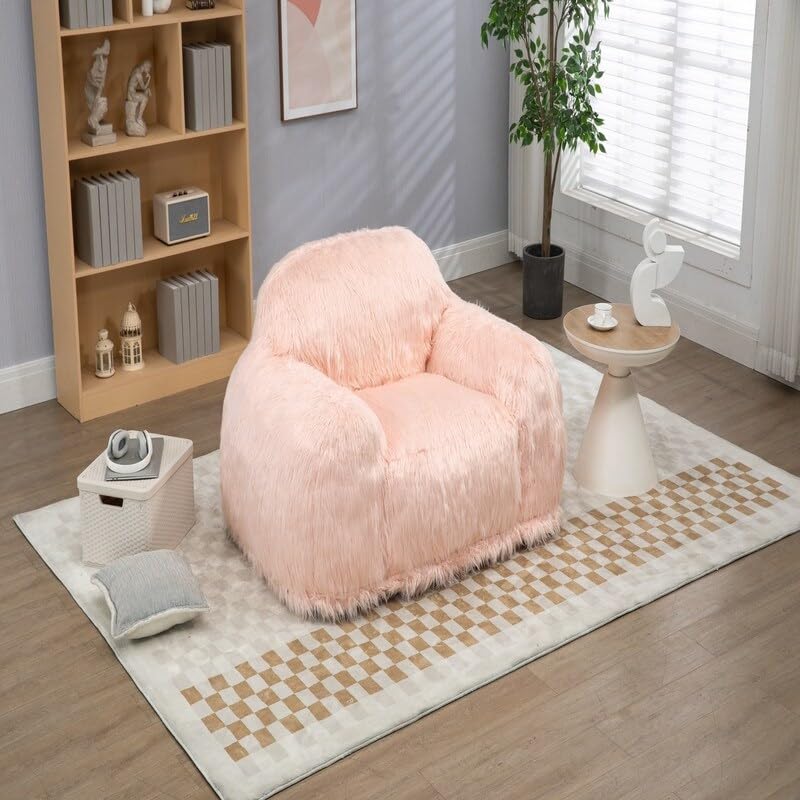 Bean Bag Chair Lazy Long Hair Sofa Bean Adult Teen High Density oam