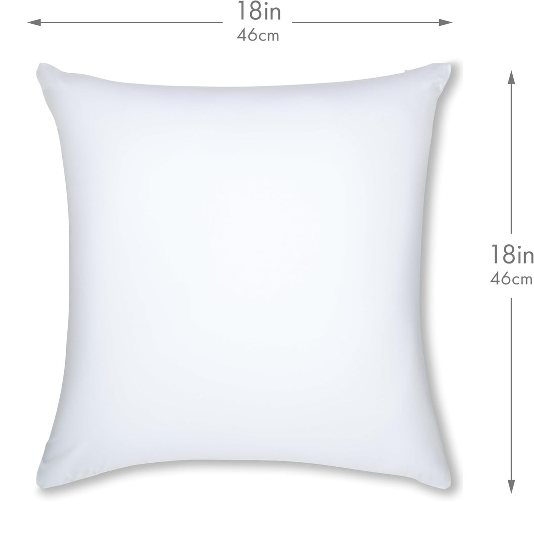 Throw Pillow Cozy Soft Microbead White: 1 Pc