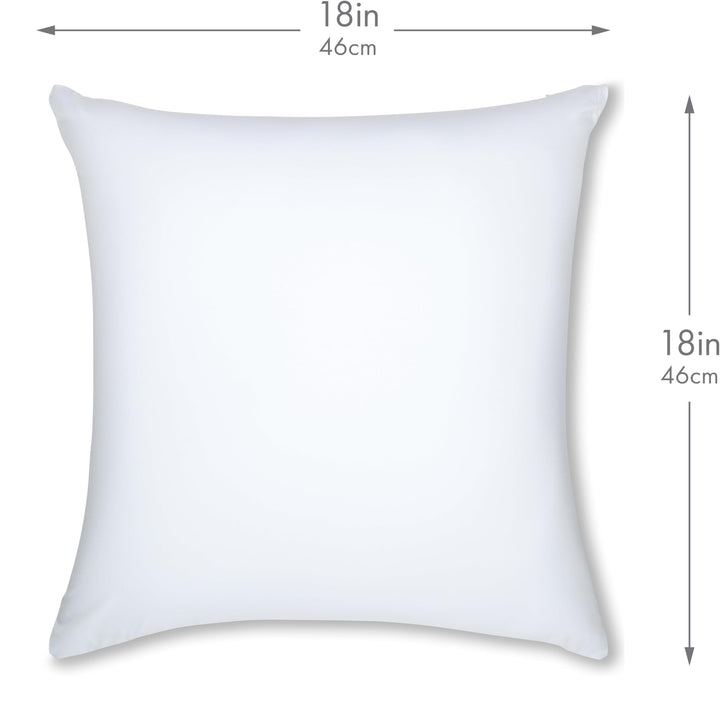 Throw Pillow Cozy Soft Microbead White: 1 Pc