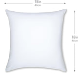 Throw Pillow Cozy Soft Microbead White: 1 Pc