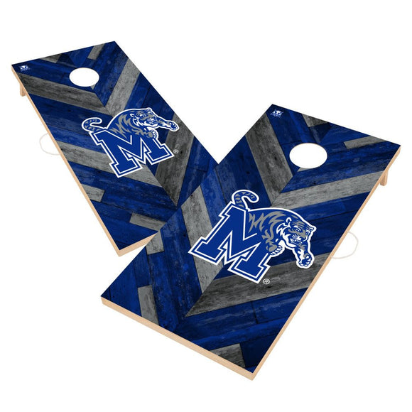 University of Memphis Tigers | 2x4 Solid Wood Cornhole