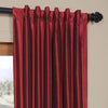 Exclusive Fabric Ruby Vintage Faux Textured Dupioni Silk Curtain (1 Panel)