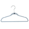 Simplify 100 Pack Kids Velvet Hangers | Slim | Non-Slip Design | Space