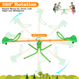 Degree Rotation Outdoor Kids Spinning Seesaw Sit