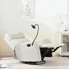 Rocking Recliner Chair Degree Swivel Nursery Glider Modern Small Beige