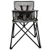 Our Outdoor Baby Camping Chair Grey Canvas Vinyl Folding