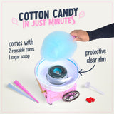 Nostalgia Cotton Candy Machine - Retro Cotton Candy Machine for Kids