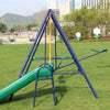 Outdoor Backyard Children Activity Set Swing Glider Slide and