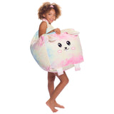 Stuffed Animal Storage Bean Bag Chair Cover only for Kids, Toy Holder